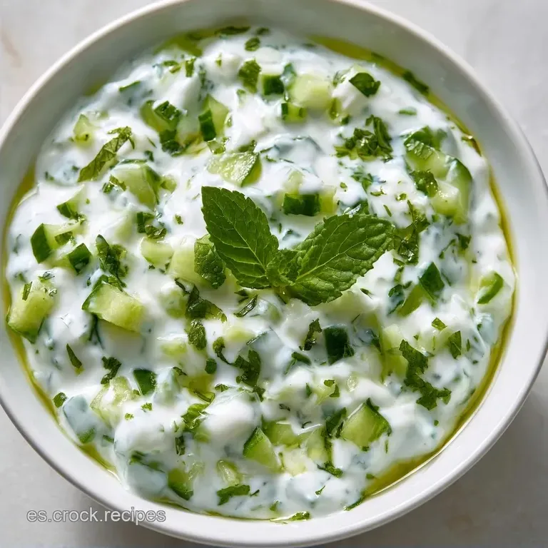 Ensalada Turca de Pepino y Yogur: Refrescante