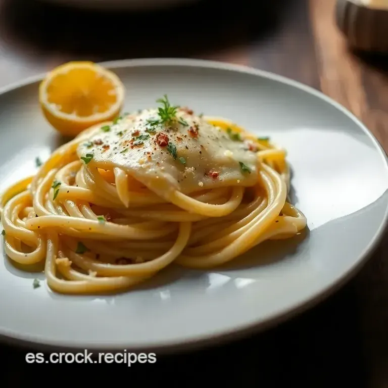 Espaguetis a La Carbonara De La Abuela presentation