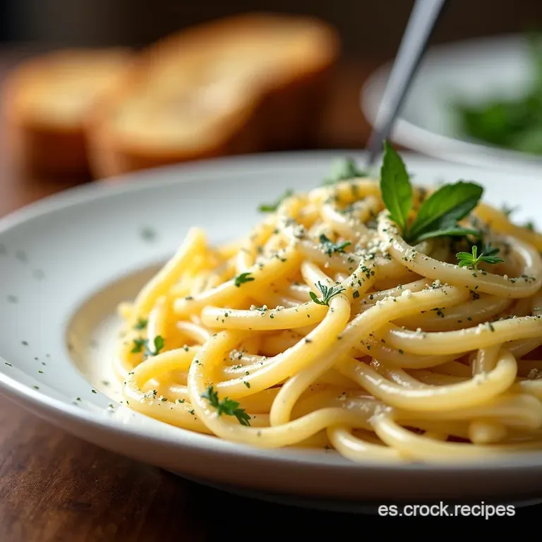 Fettuccine Alfredo El Secreto de la Seda Italiana Sin Nata