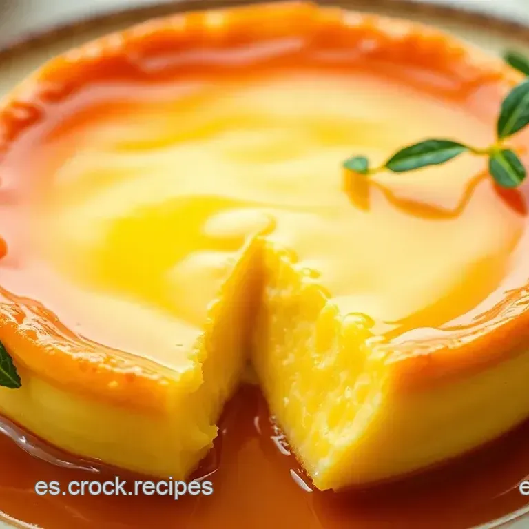 Flan de Huevo: Un Cl&aacute;sico con Aroma a Vainilla