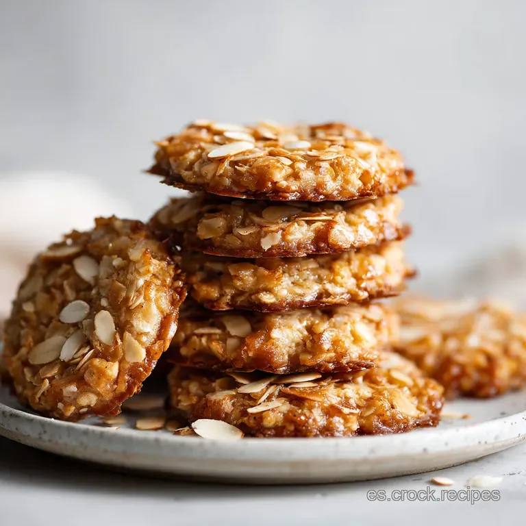 Galletas Florentinas de Almendra: Caramelo Crujiente