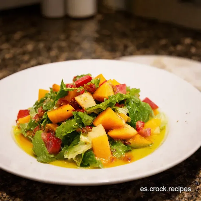 Frutal&iacute;simo Rel&aacute;mpago Ensalada De Frutas Con Aderezo De Miel Y Lim&oacute;n presentation