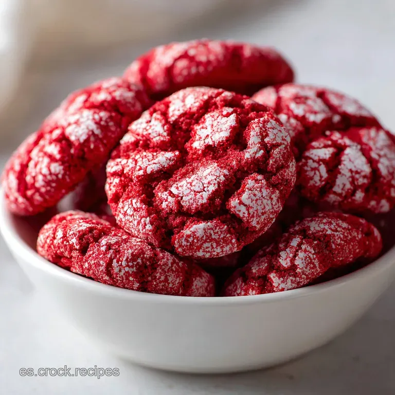 Galleta Craquelada de Chocolate y Red Velvet