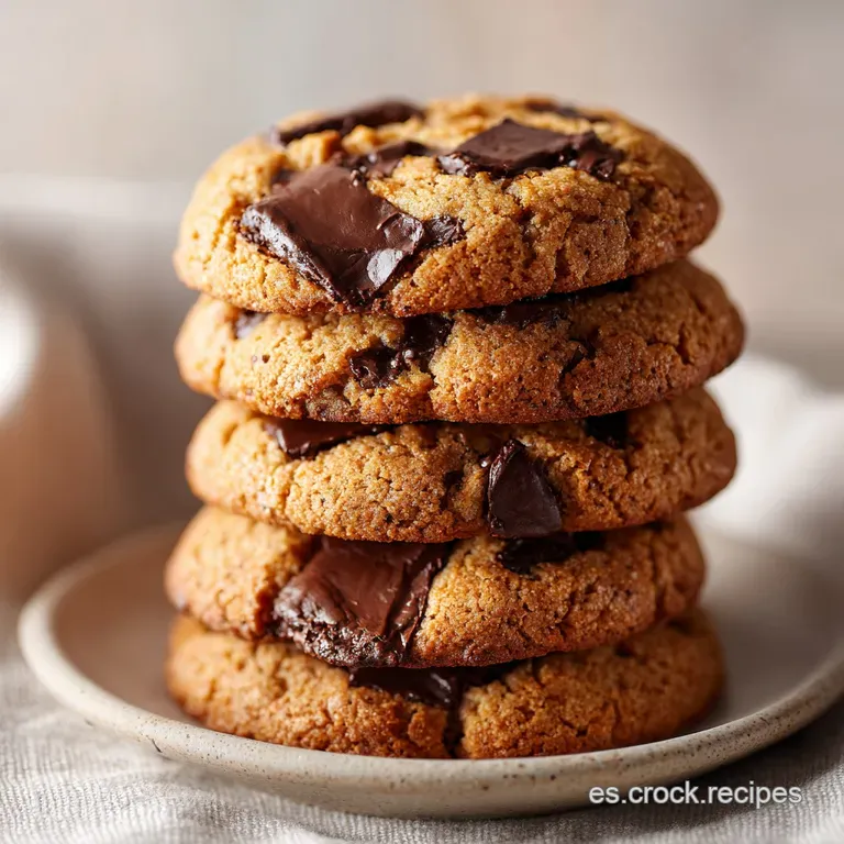 Galletas de Chocolate y Almendra: Centro Aterciopelado