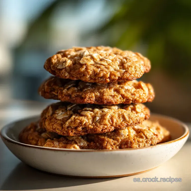 Galletas de Avena Caseras: Centro Tierno y Borde Crujiente