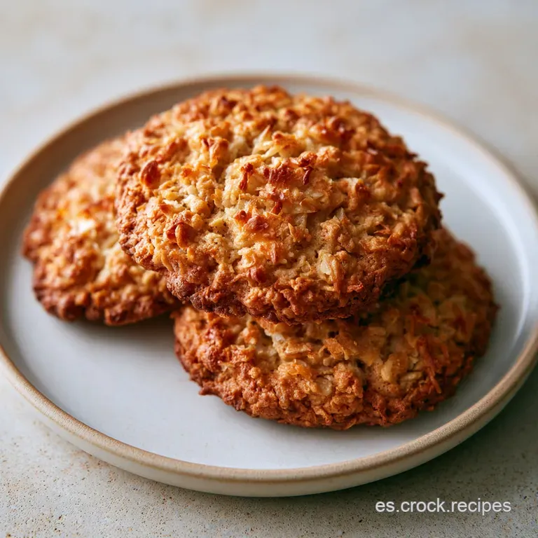 Galletas de Coco y Avena: Saludables y Tiernas