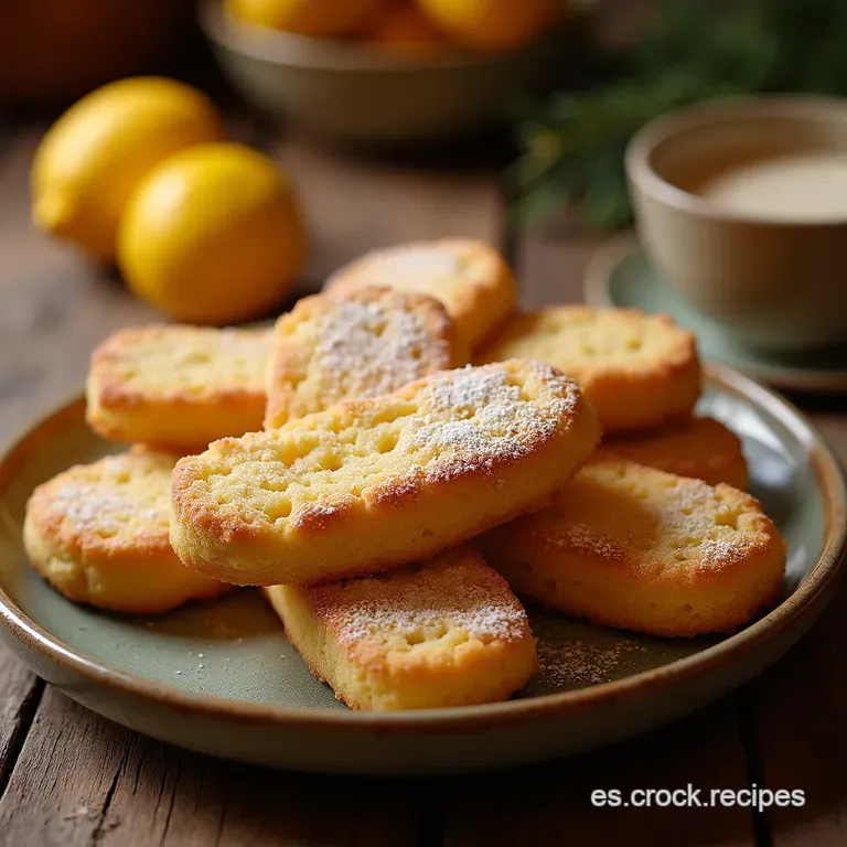 Biscotti Della Nonna Galletas Navide&ntilde;as Italianas De Almendra Y Lim&oacute;n presentation