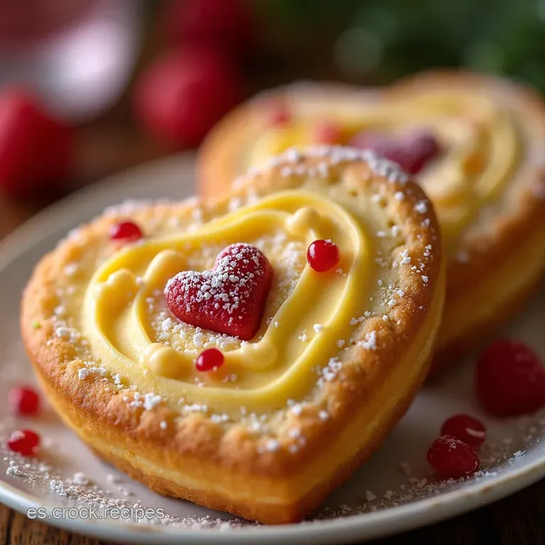 Corazones de Mantequilla Perfectos Galletas Sabl&eacute; Decoradas para San Valent&iacute;n