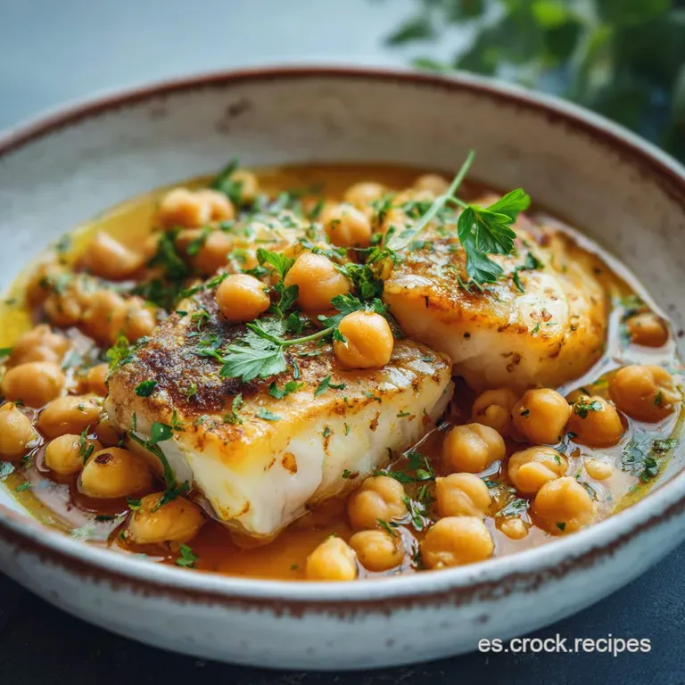 Garbanzos con Bacalao Receta Tradicional: Guiso Casero
