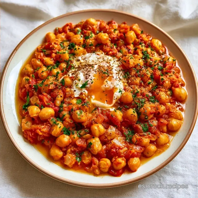 Garbanzos con Huevo: Receta en 20 Minutos
