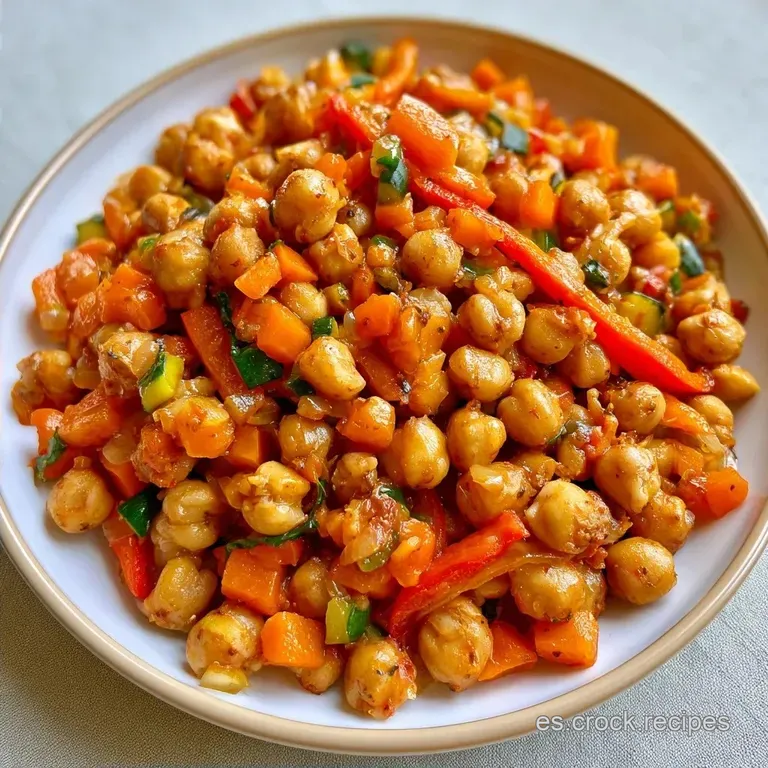Nutritivos Garbanzos Con Verduras