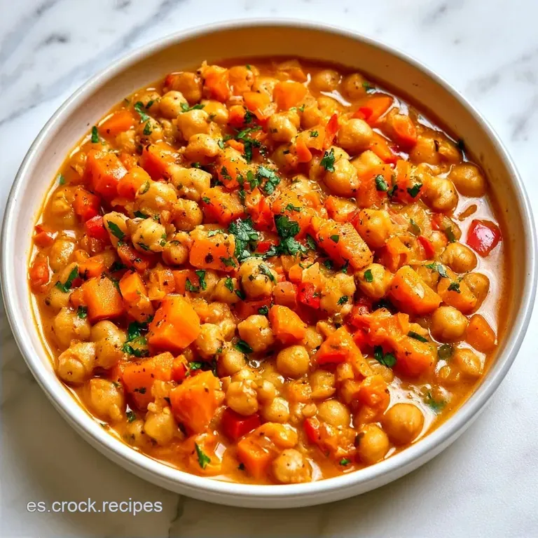 Garbanzos Guisados Con Verduras en 45 Minutos