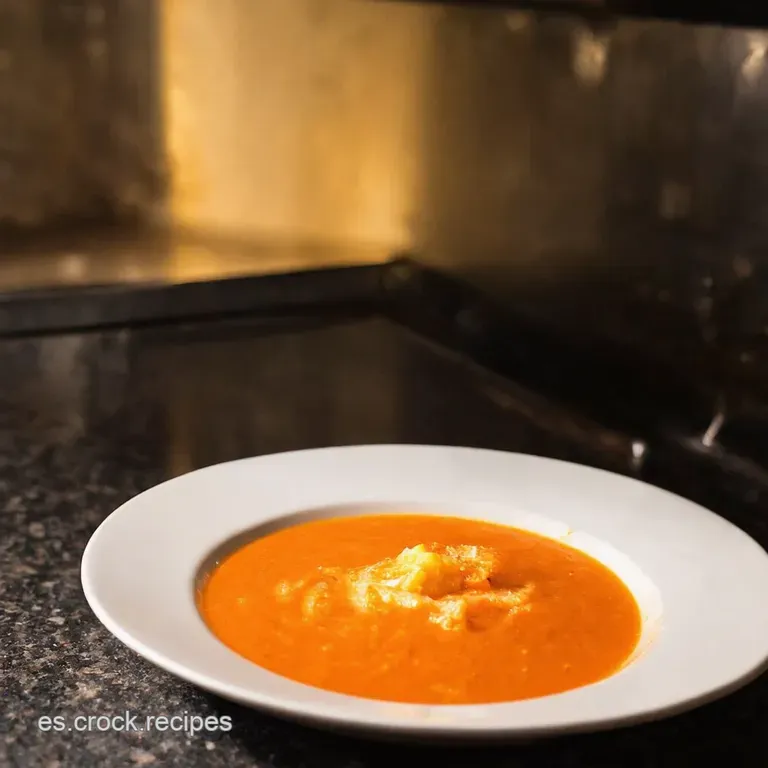 Gazpacho Andaluz Refrescante presentation