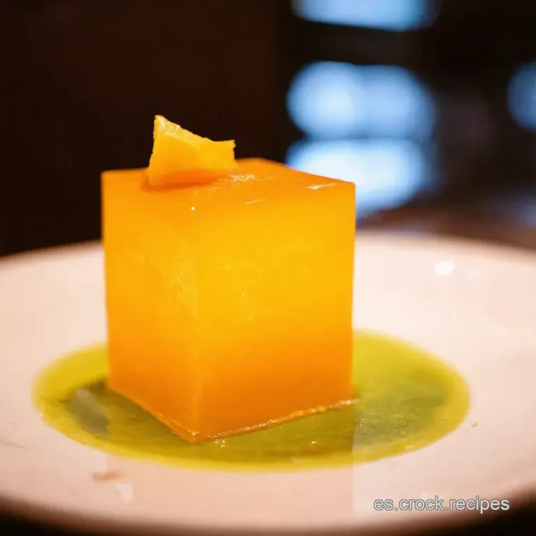 Gelatina De Frutas Tropicales Con Agar Agar presentation