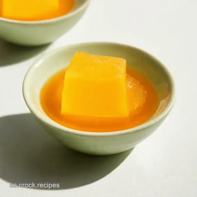 Gelatina de Frutas Tropicales con Agar Agar