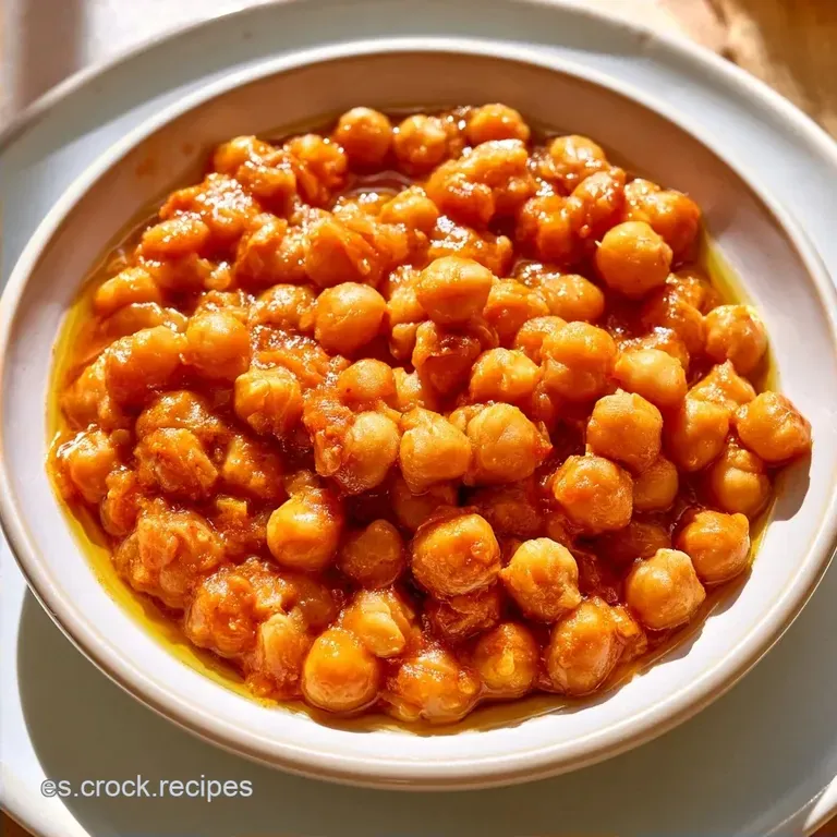 Guiso de Garbanzos a Fuego Lento para 4 Personas