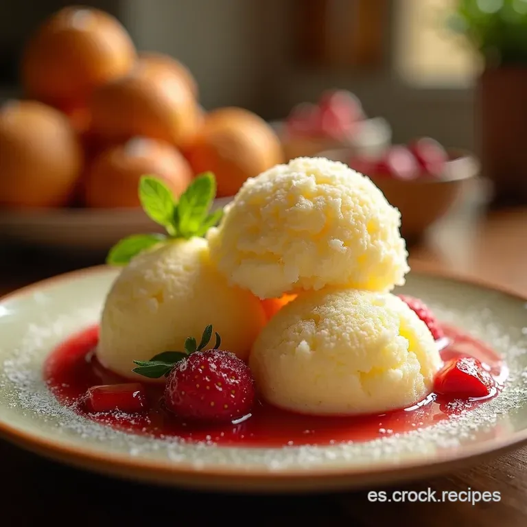 Helado De Yogur M&aacute;gico presentation