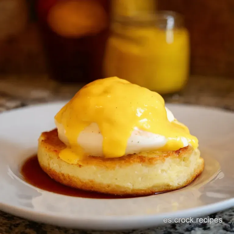 Huevos Benedictinos Cl&aacute;sicos Brunch Perfecto presentation