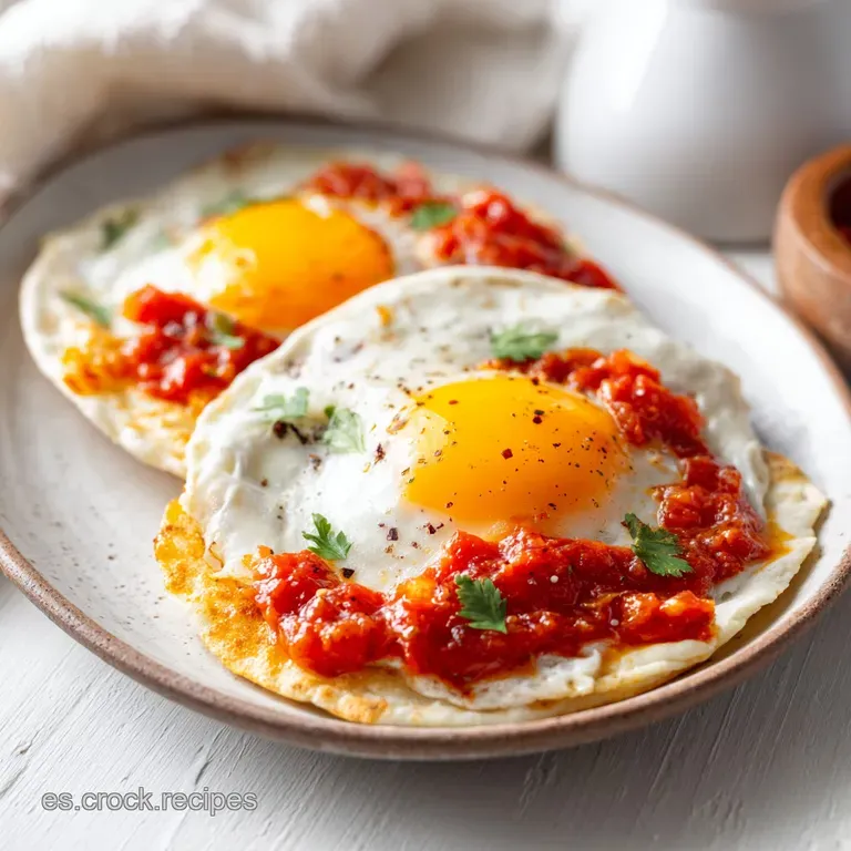 Receta de Huevos Rancheros Tradici&oacute;n: Salsa Ahumada