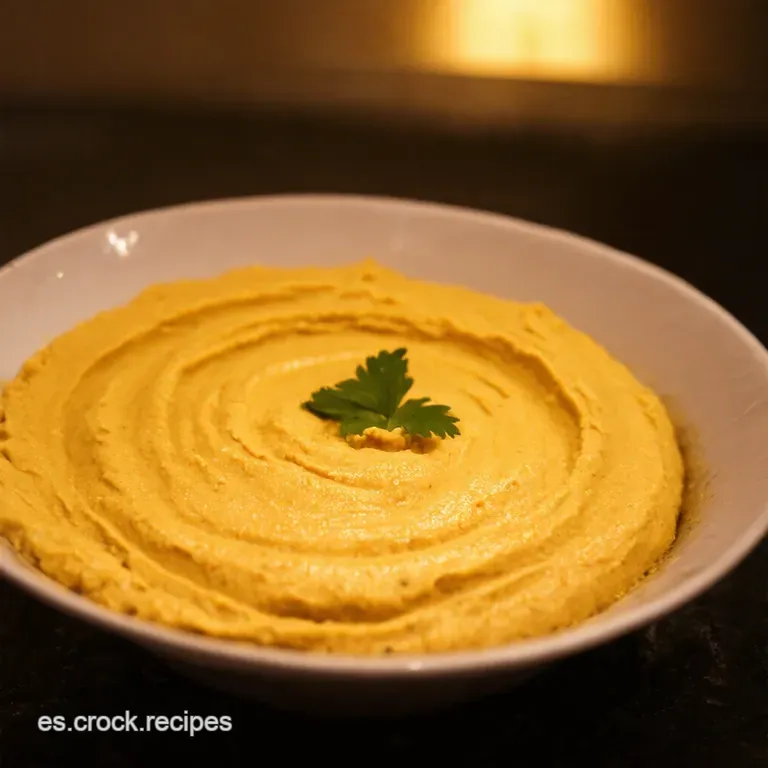 Hummus Cremoso Casero El Toque Secreto De La Abuela presentation