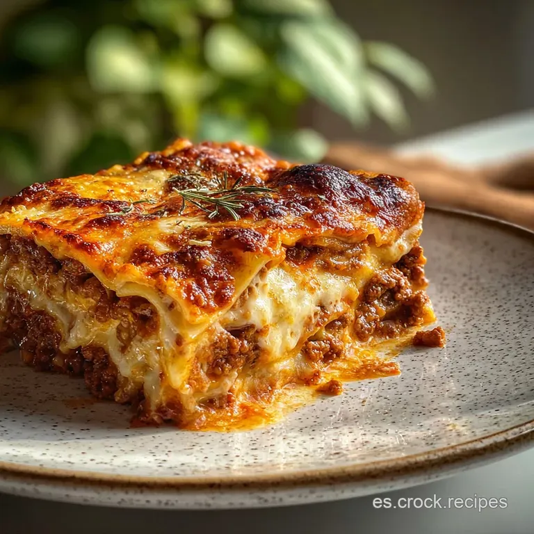 Lasa&ntilde;a Bolo&ntilde;esa Receta Tradicional