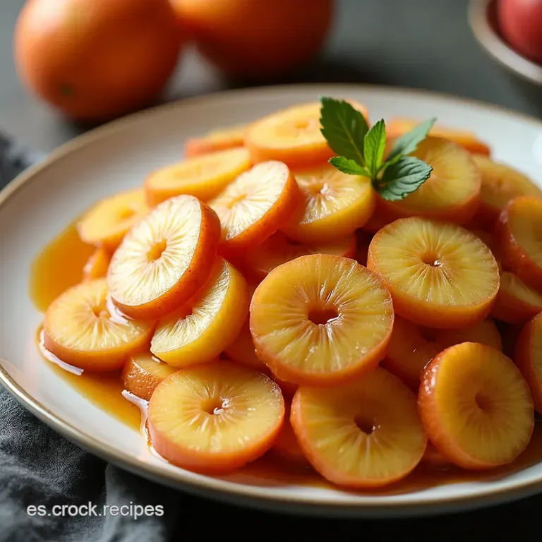 Macedonia de Ensue&ntilde;o Frutas Frescas con Miel de Azahar