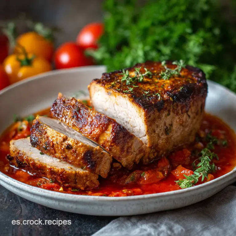 Magro de Cerdo con Tomate Casero