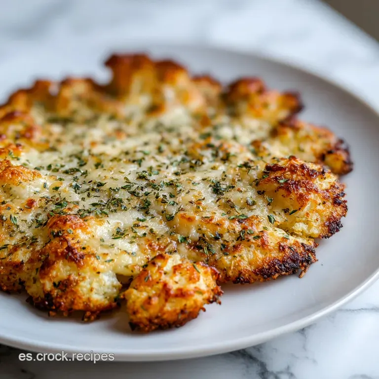 Masa de Pizza de Coliflor: Crujiente y Nutritiva