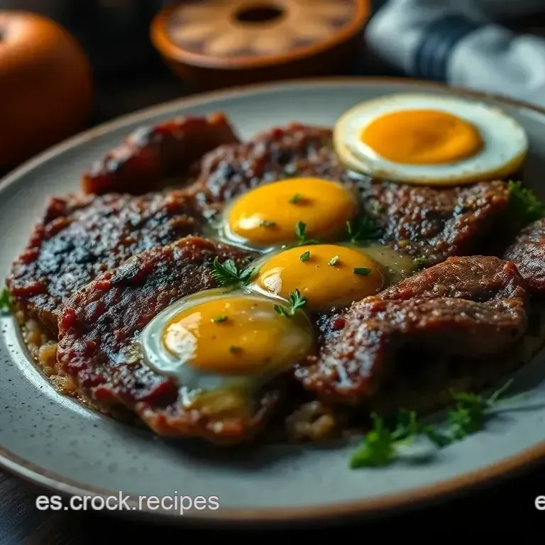 Milanesa a Caballo Perfecta con Pur&eacute; de Ajo