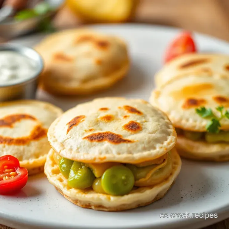 Mini Tortillas De Zanahoria Y Queso Con Sonrisa De Yogurt Griego presentation