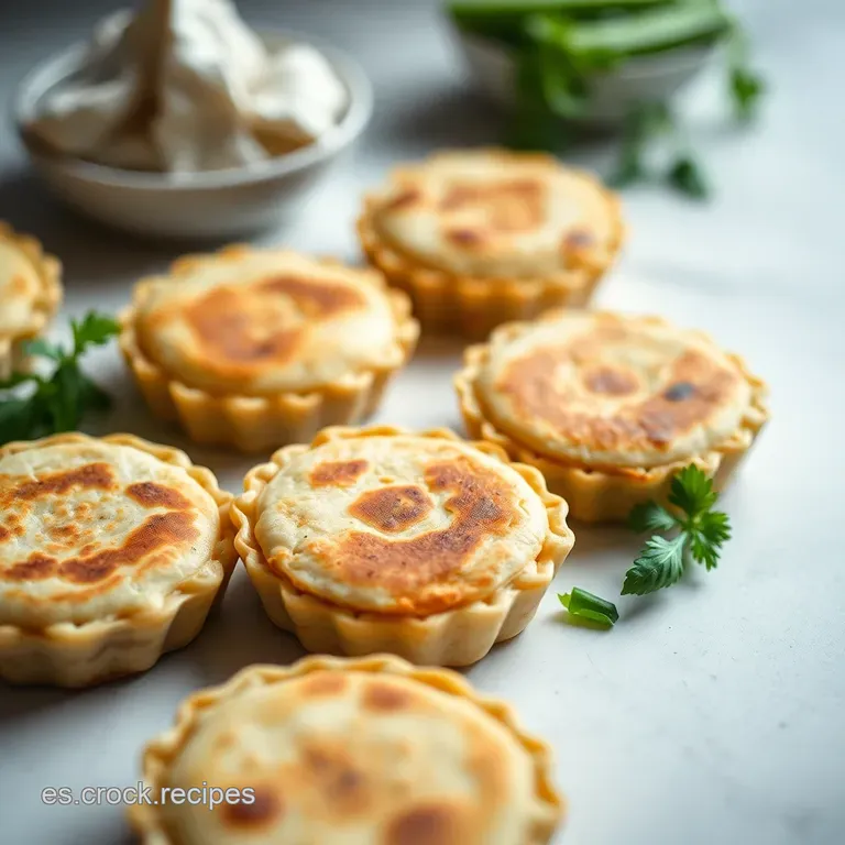 Mini Tortillas de Zanahoria y Queso con Sonrisa de Yogurt Griego
