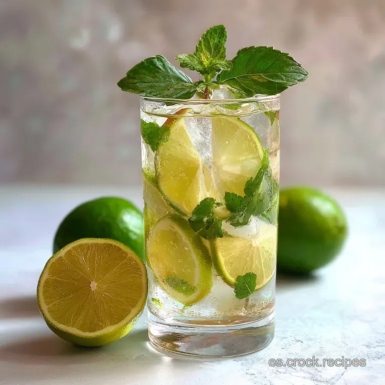 Mojito sin alcohol: Refrescante y C&iacute;trico