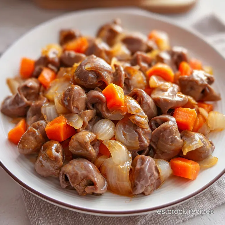Mollejas de Pollo en Salsa Tradicional: Tiernas y Jugosas