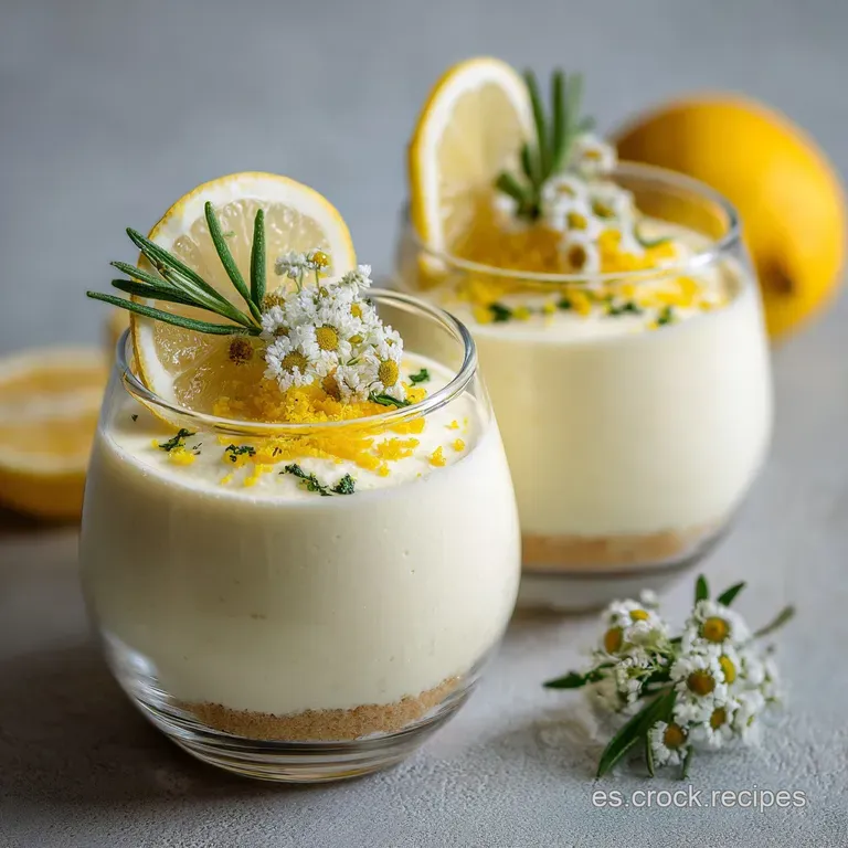 Mousse de Lim&oacute;n Cremosa y F&aacute;cil