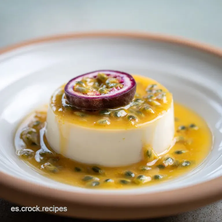 Mousse de Maracuy&aacute;: Postre Tropical Sedoso