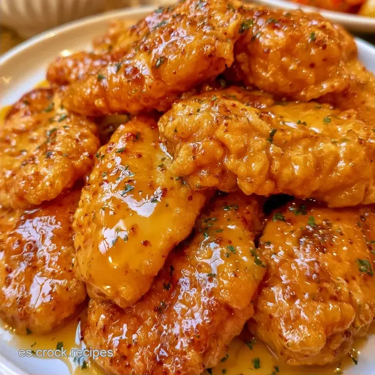 Muslos De Pollo A La Mostaza Con Miel