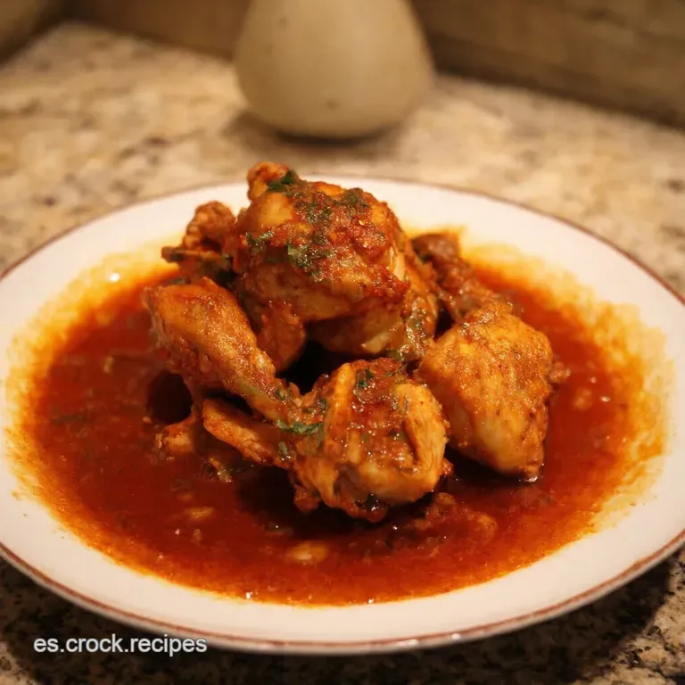 Muslos De Pollo a La Parrilla Con Adobo Criollo presentation