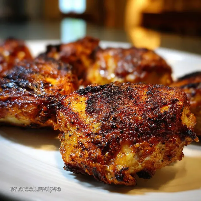 Receta de Muslos de Pollo al Horno Jugosos