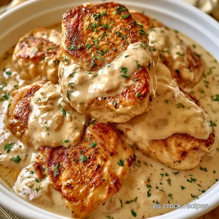 Muslos de Pollo en Salsa Cremosa: Tradicionales