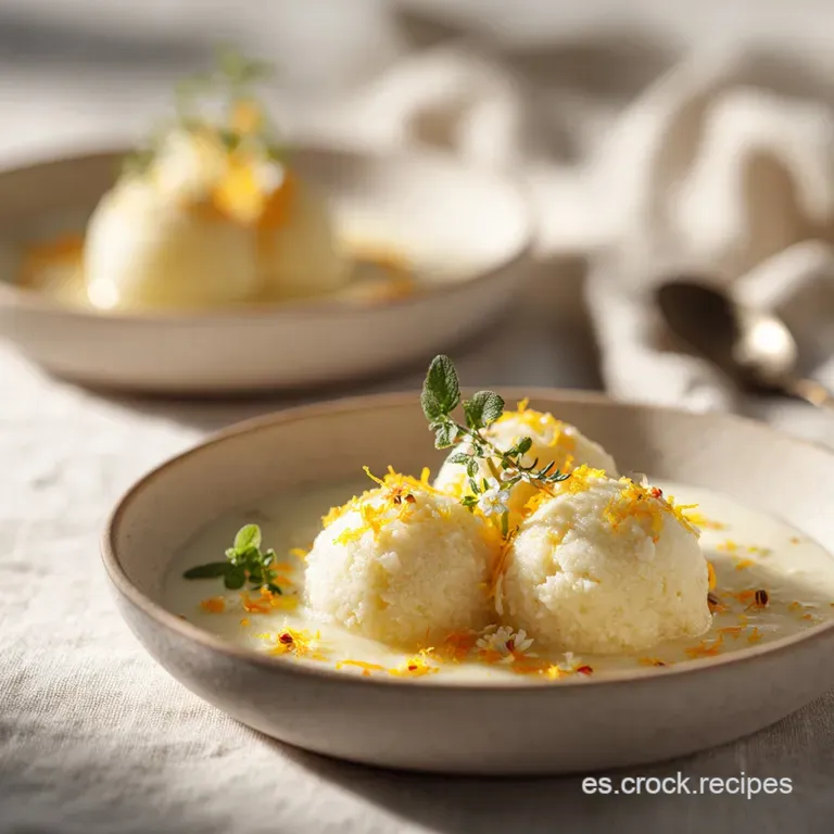 &Ntilde;oquis De Ricota Caseros: La Receta Tierna presentation