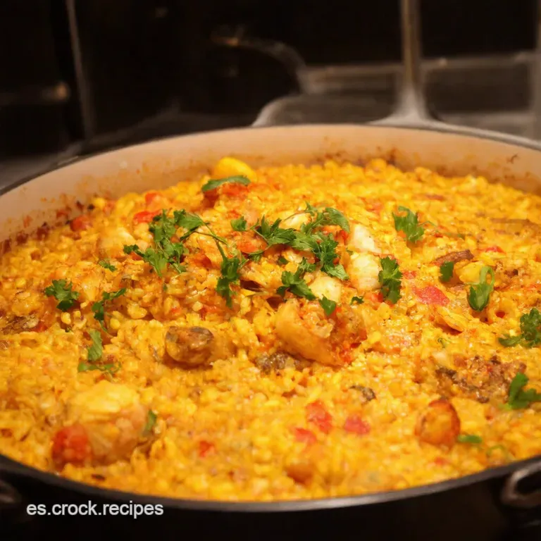 Paella Marinera Aut&eacute;ntica Sabor Mediterr&aacute;neo presentation