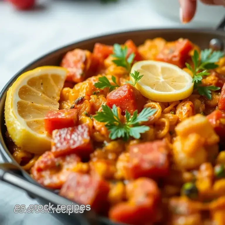 Paella Valenciana Simplificada Para La Semana presentation