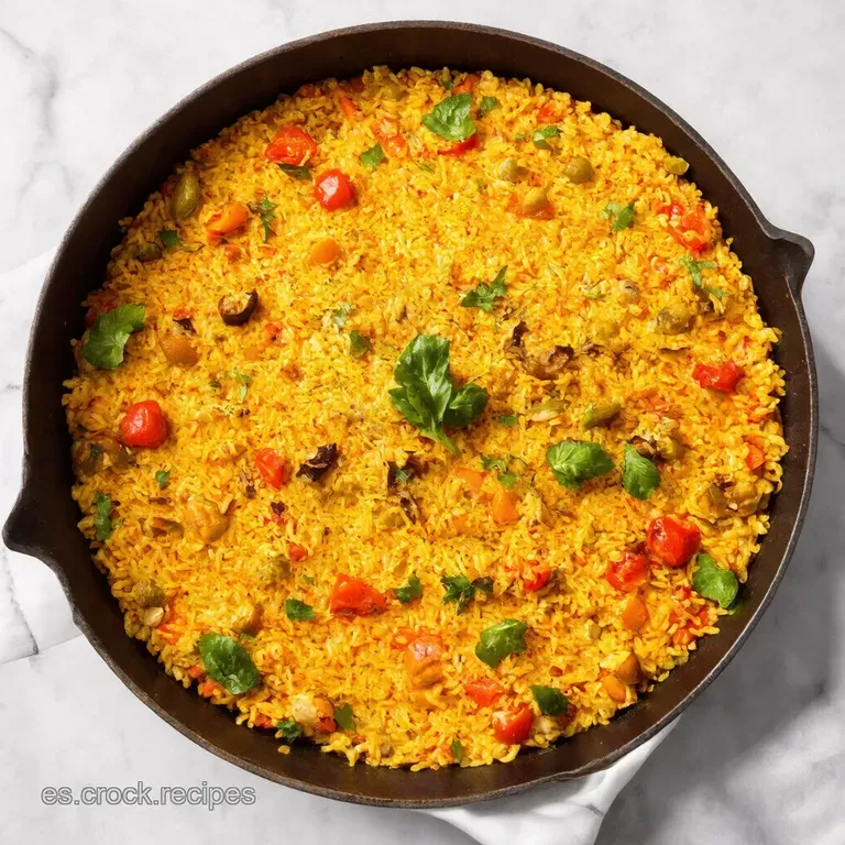 Paella Vegetariana Del Huerto a la Mesa