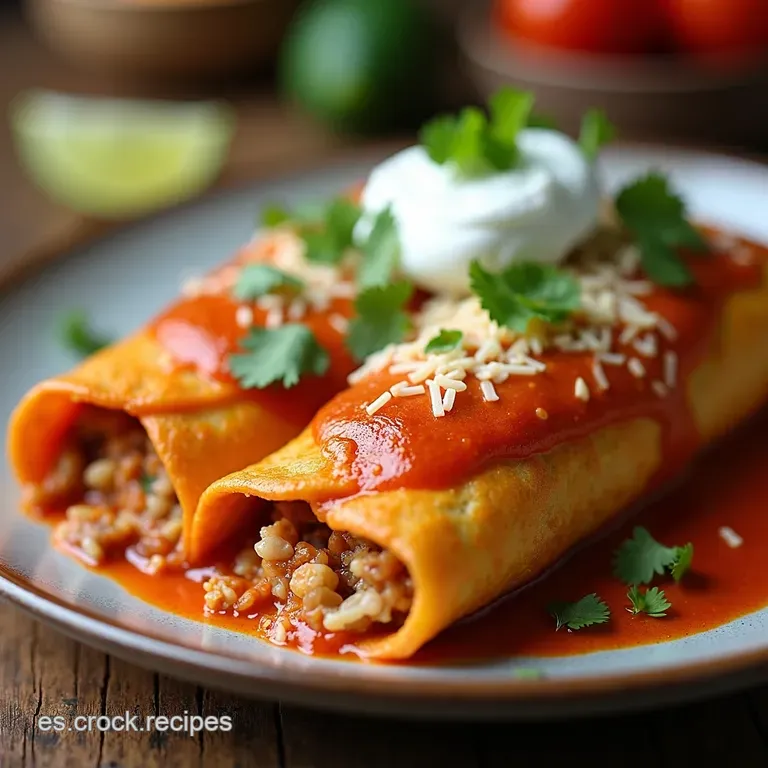 Panqueques Rellenos de Carne a la Mexicana