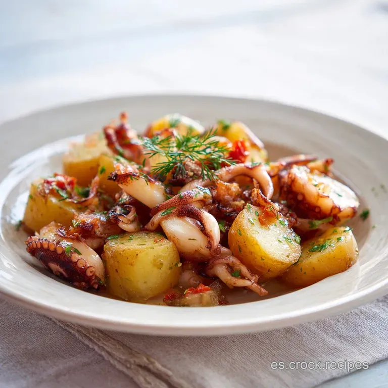 Receta Papas con Choco C&aacute;diz Tradicional