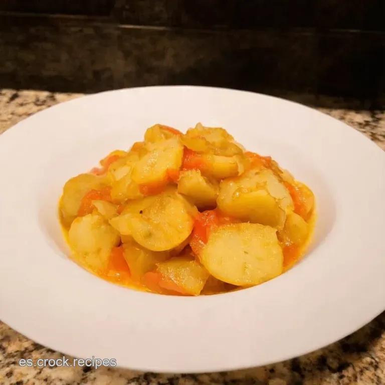 Papas En Escabeche Receta De La Abuela presentation