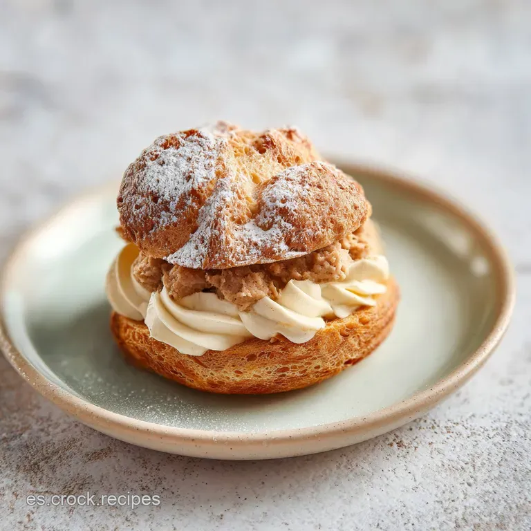Paris-Brest de Choux con Mousseline de Pralin&eacute;