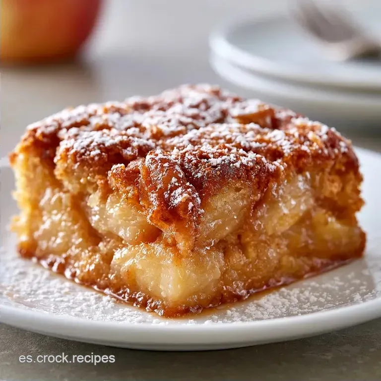 Pastel De Manzana Casero: Base Crujiente