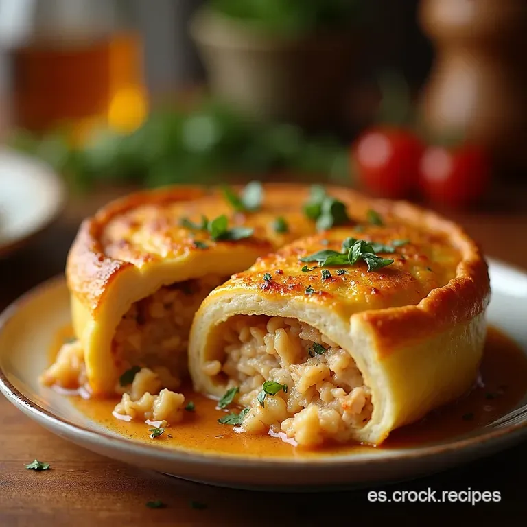 Pastel De Pollo Casero El Cl&aacute;sico Reiventado presentation