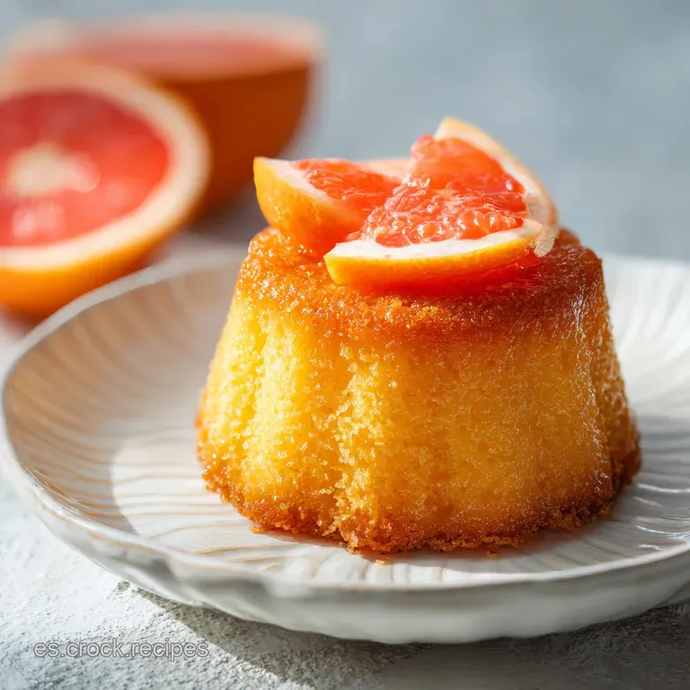 Pastel de Toronja Casero